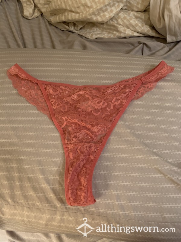 Used Pink Thong