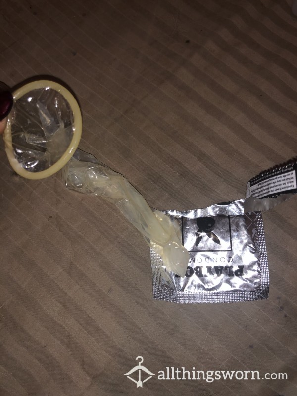 USED PLAYBOY CONDOM WITH C*m- (Shipping Included)