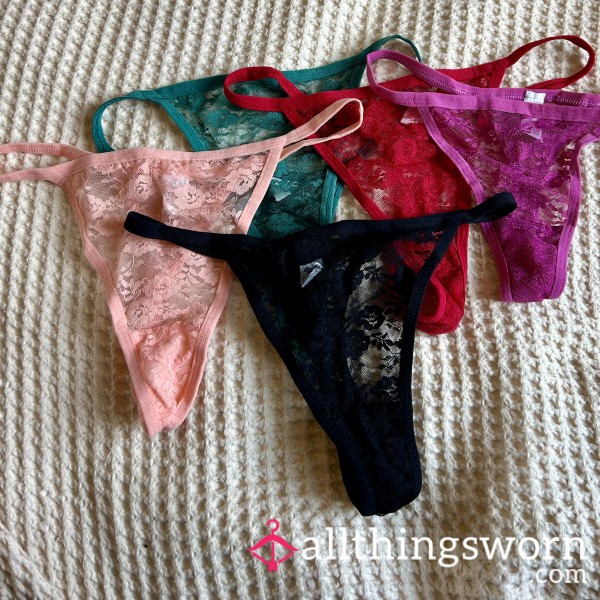 Used Thongs (lace)