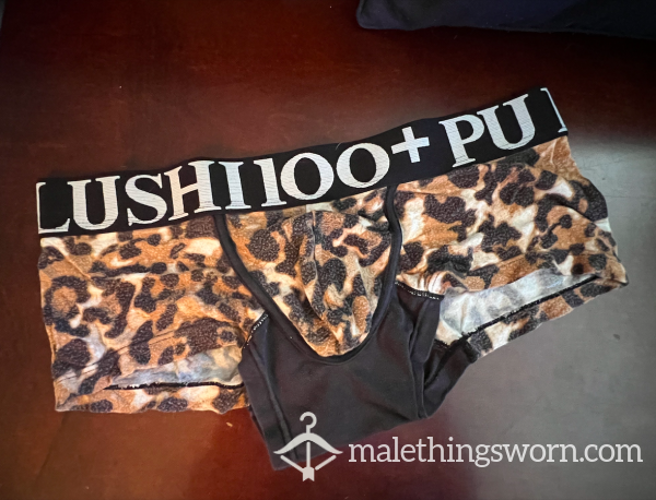 Used Print Boxer Briefs - Cheetah Print SM