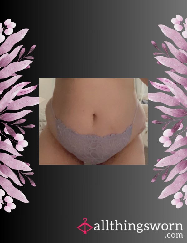 Used Purple Lace G-String