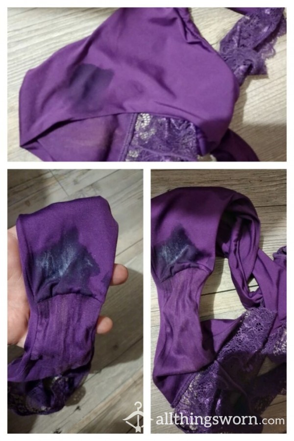 Used Purple Panties