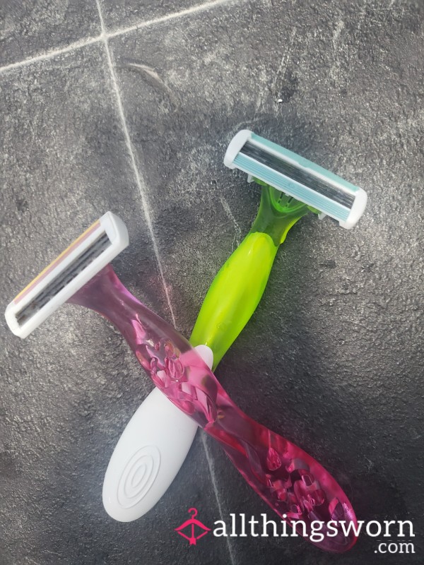 Used Razors From My Bath Today