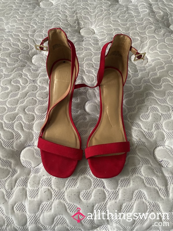 Used Red High Heels