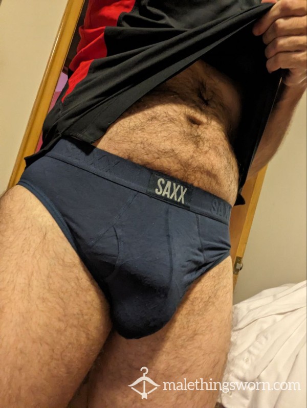 Used Saxx Black Briefs - Medium - Free Shipping