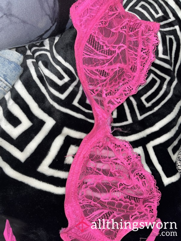 Used S**y Pink Bra