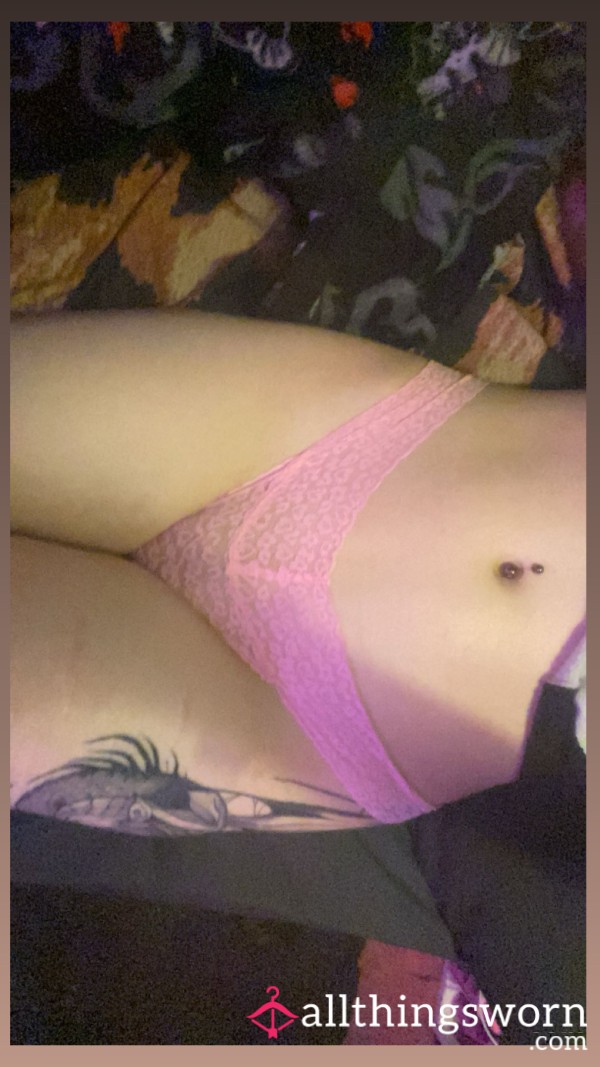 Used S**y Pink Thong