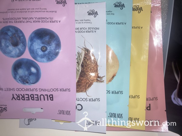 Used Sheet Face Masks