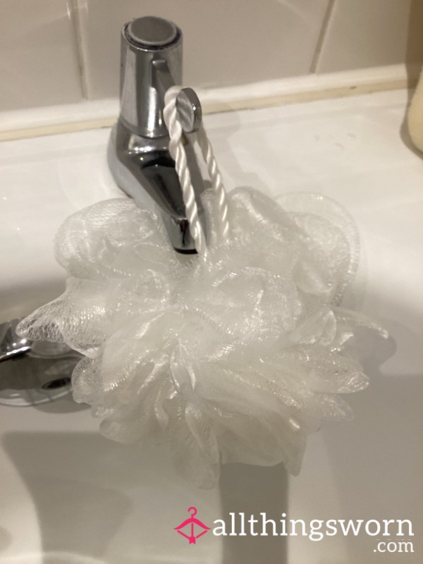 Used Shower Puff