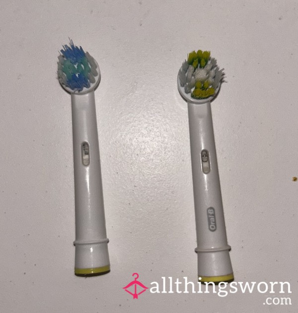 Used Spin Toothbrush Heads