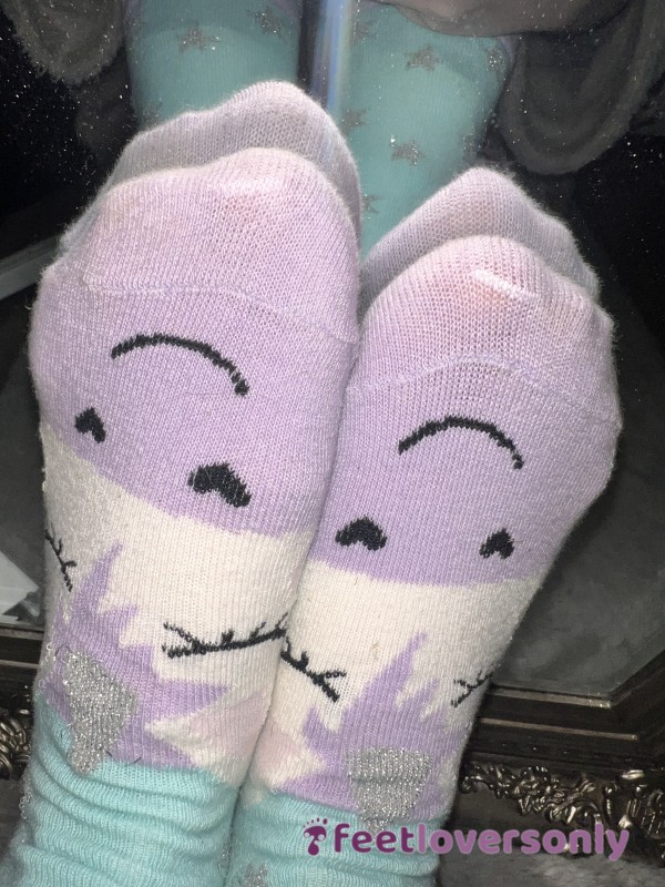 Used Stinky Unicorn Socks