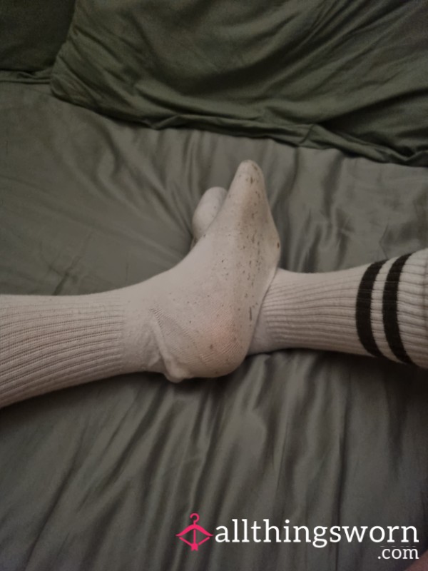 SOLD- Used Sweaty Gym Socks