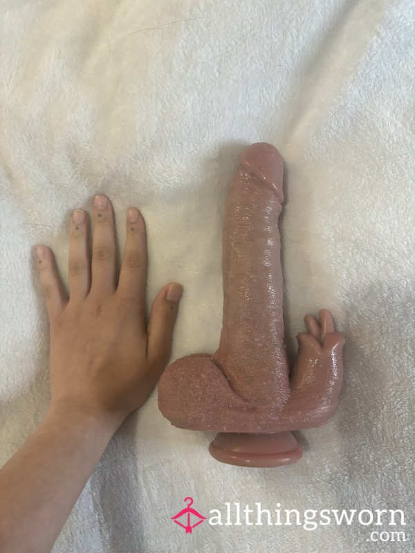 Used 10.18” Thrusting & Vibrating Di**o S** Toy