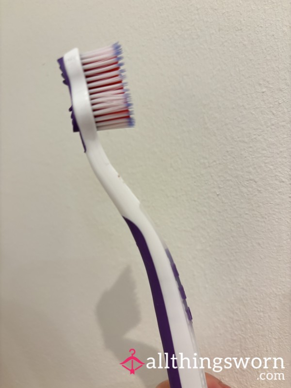 Used Tooth Brush, Very Used And Disgusting