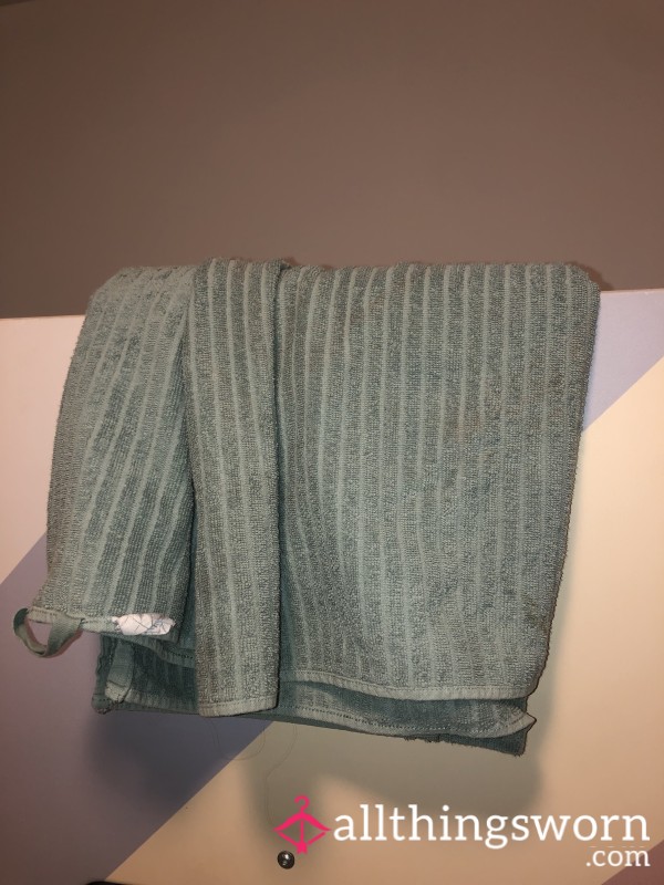 Used Towel, After Shower Towel, Body And Face Towel, Size Large