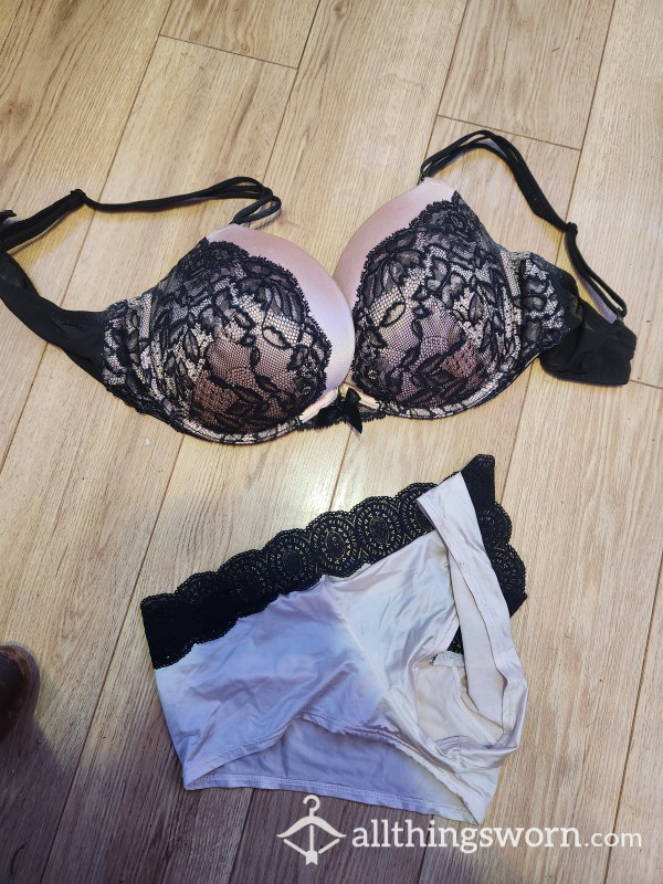 Used VS Bra And Panty Set