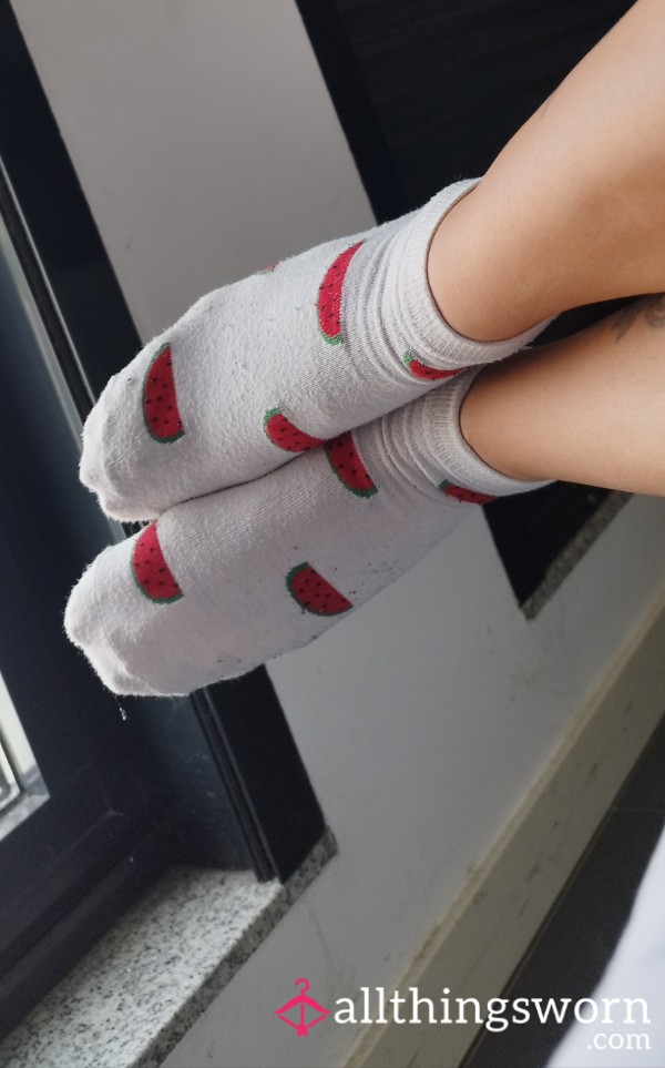 Used Watermelon Socks