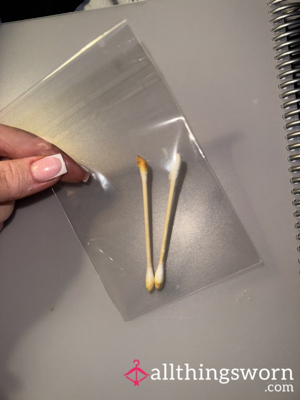 Used Waxy Cotton Buds🤭