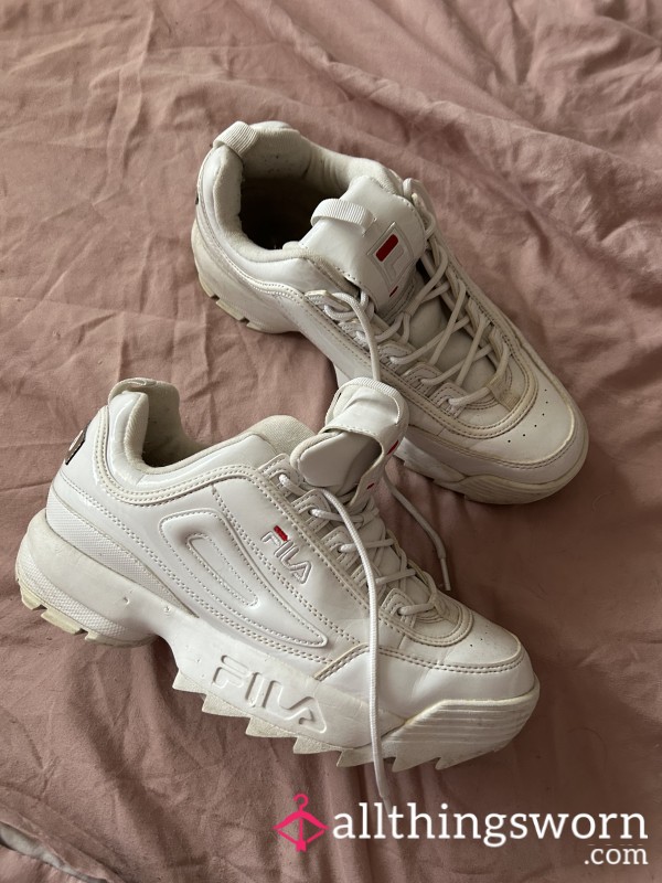 Used & Well Worn Fila Trainers