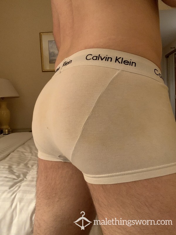 Used White Calvin Klein Boxers