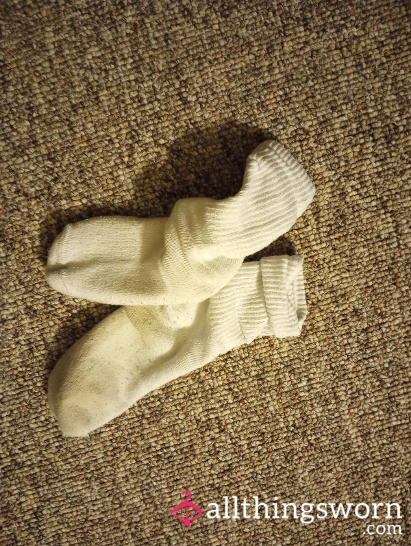 Used White Socks