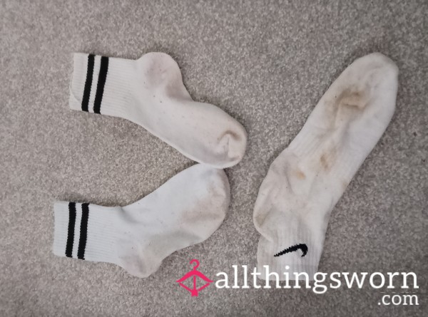 Used White Socks