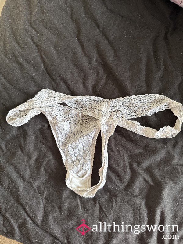 Used White Thong