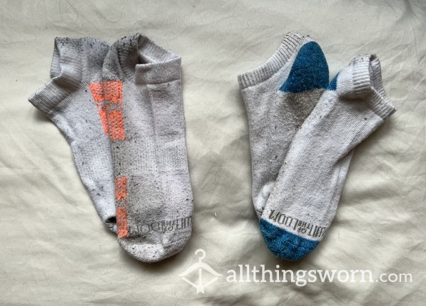 Used White Workout Socks