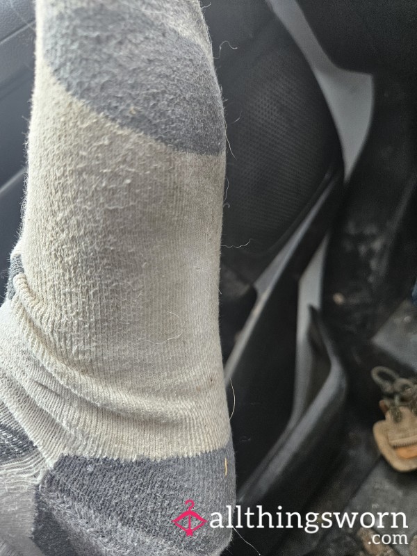 Used Worked Socks