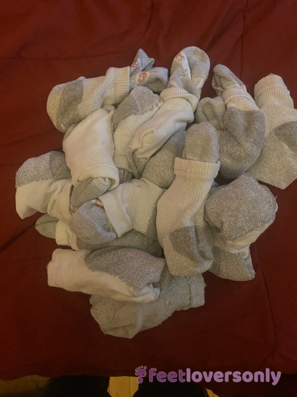 Used-Worn Ankle Socks