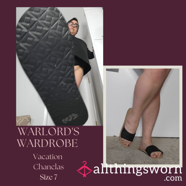 Warlord's Wardrobe: Vacation Chanclas Size 7