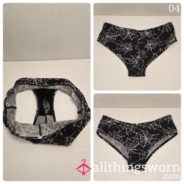 Vacuum Sealed & Ready-to-Ship 24h Wear Spider Web 🕸 VS Pink Cheeky Panties