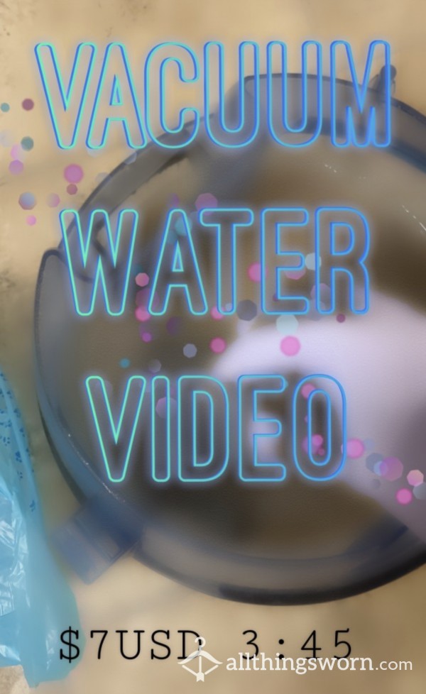 Vacuum Water 2.0 Video For Human Toilets 🤢