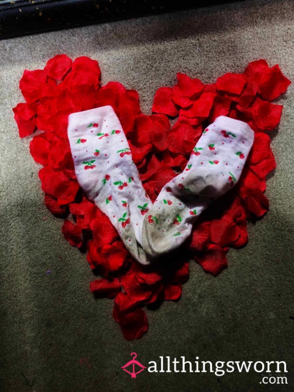 Valentines Cherry Socks