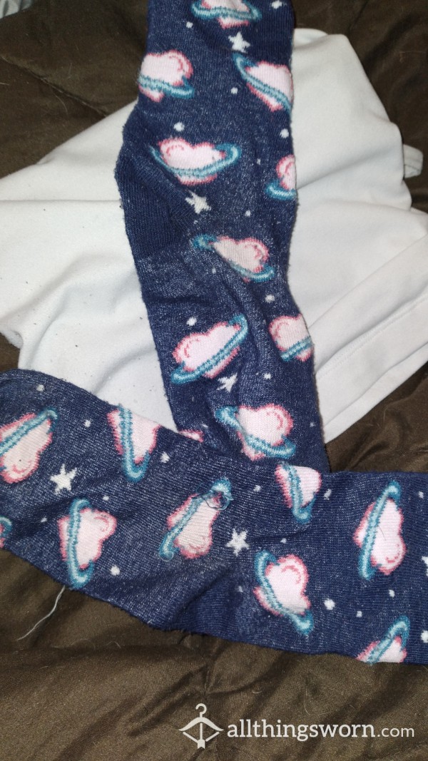 "Valentine's Day" Blue Heart Socks