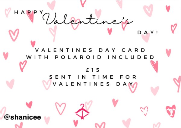 Valentine’s Day Card And Polaroid