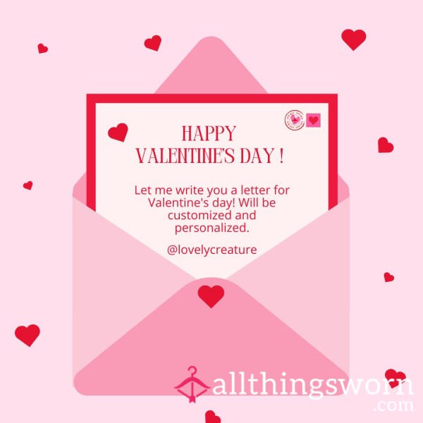 Valentine's Day Letter + Pictures