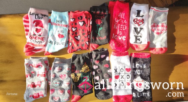 Valentine's Day Socks