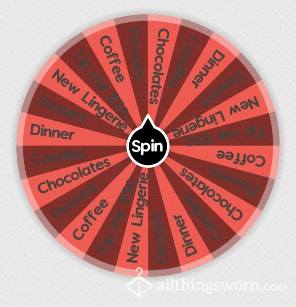 Valentines Day Treat Your Goddess Wheel