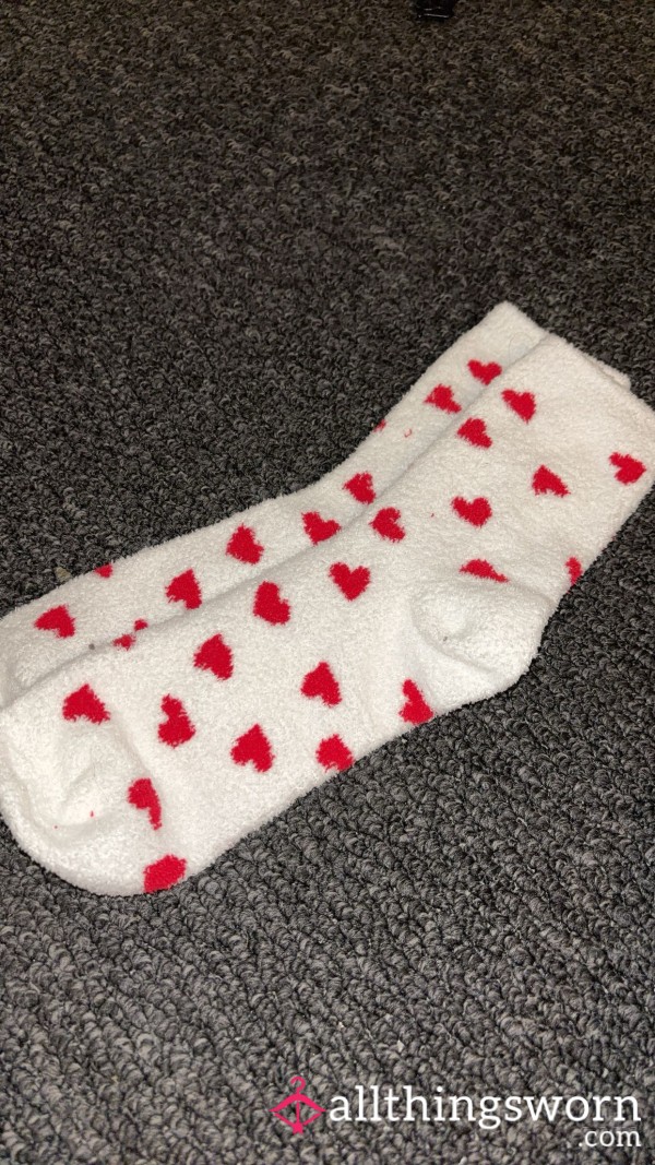 Valentines Fluffy Socks X