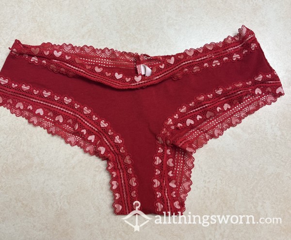 Valentines Panties! Red Or Pink