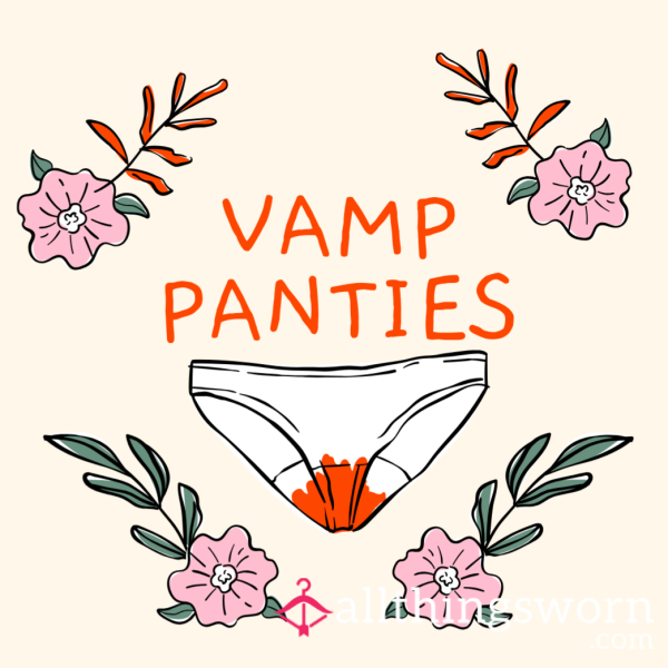 VAMPIRE PANTIES [bbw, Fat, Stains, Panties]