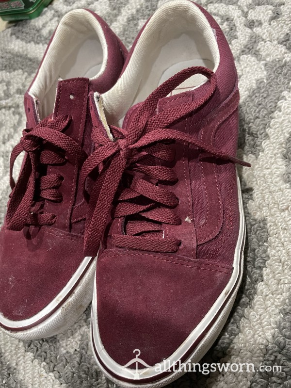 Vans Maroon.