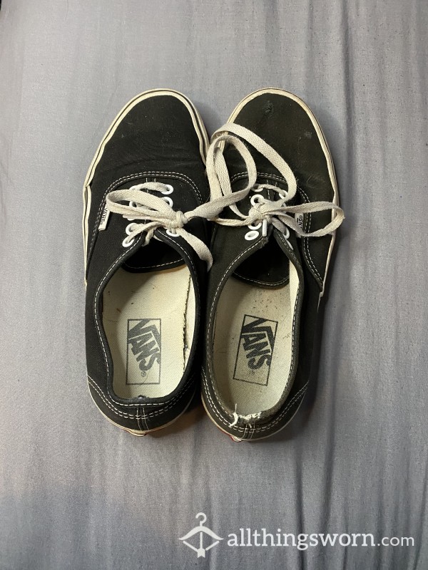 Vans, Size 7.5 Women’s. Very Worn.