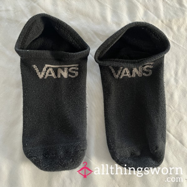 Vans Socks Well-Worn By Goth Girl