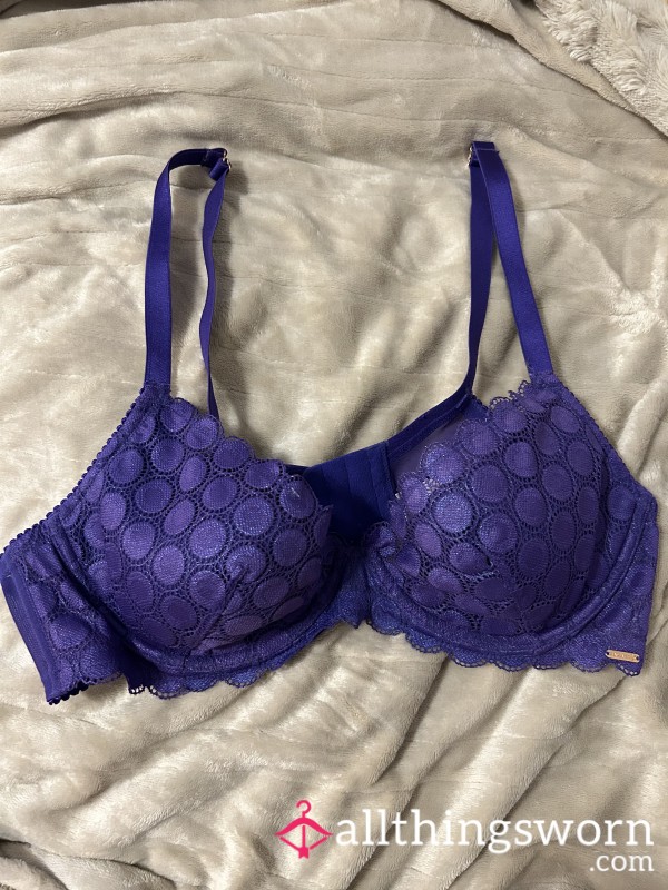 VERY CUTE PURPLE/IRIDESCENT SAVAGE 40C BRA