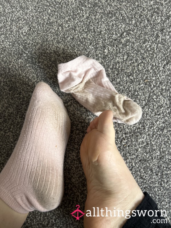 Very Dirty 2 Day Old Ankle Socks