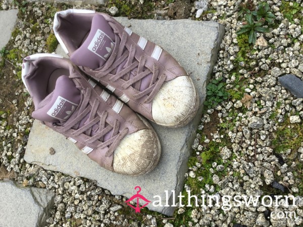 Very Dirty Purple Trainers