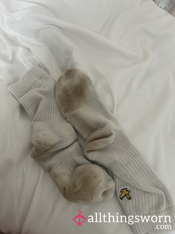 Very Dirty White Socks