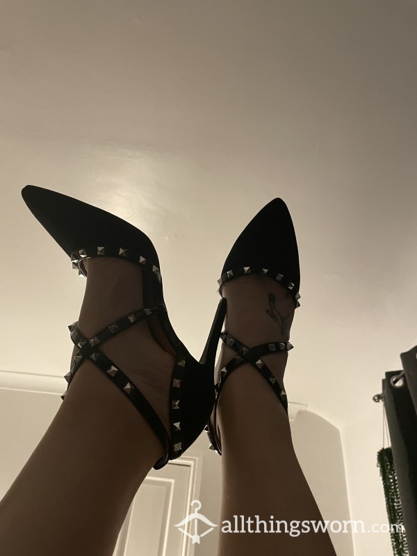 Studded, Boss Lady Heels